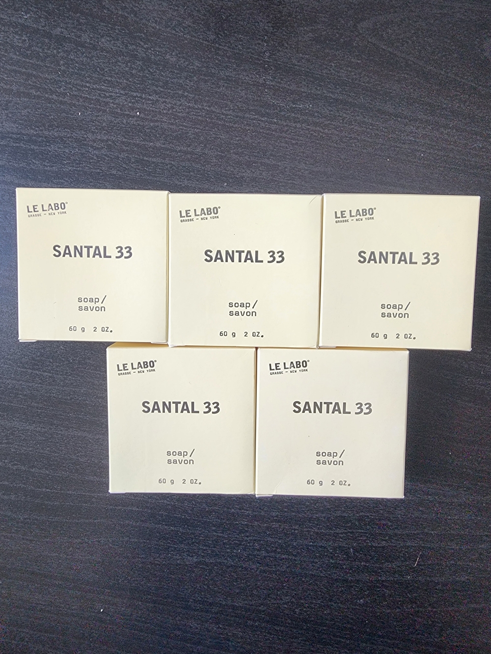 NWT Le Labo Santal 33 soap bars